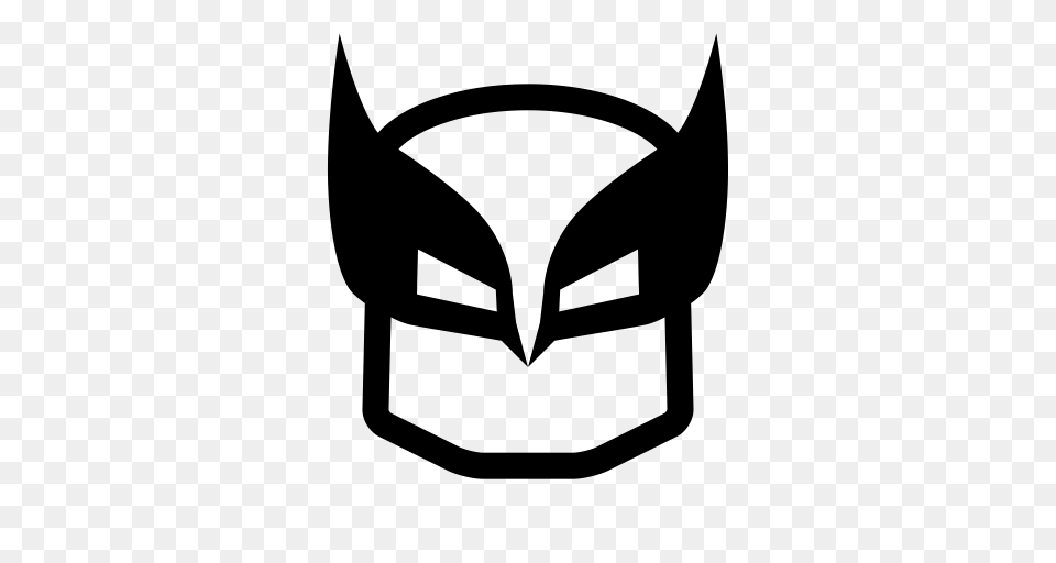 Comic Hero Superhero Wolverine Icon, Gray Png