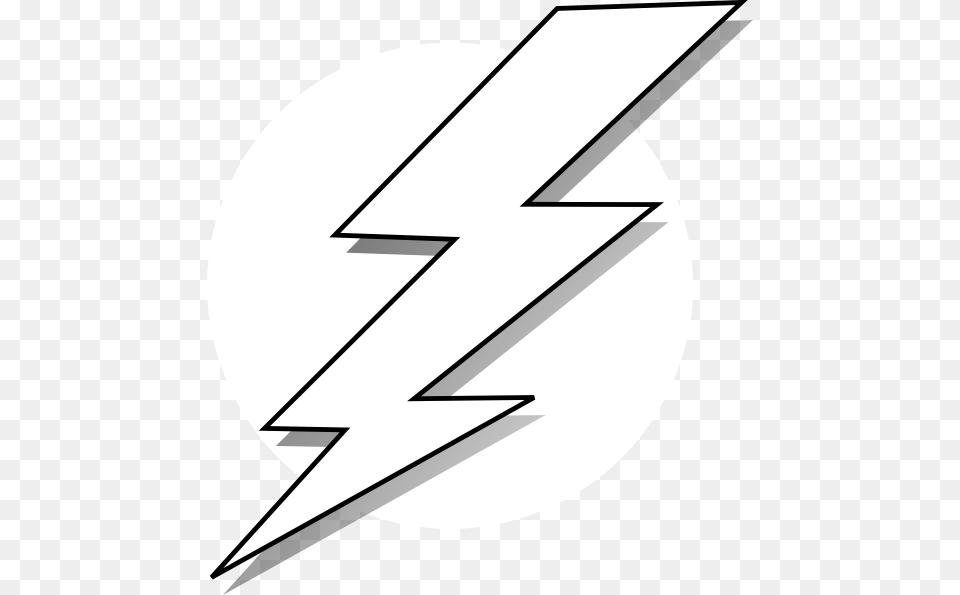 Comic Lightening Black And White Lightning Bolt Clip Art, Text, Weapon Free Png Download