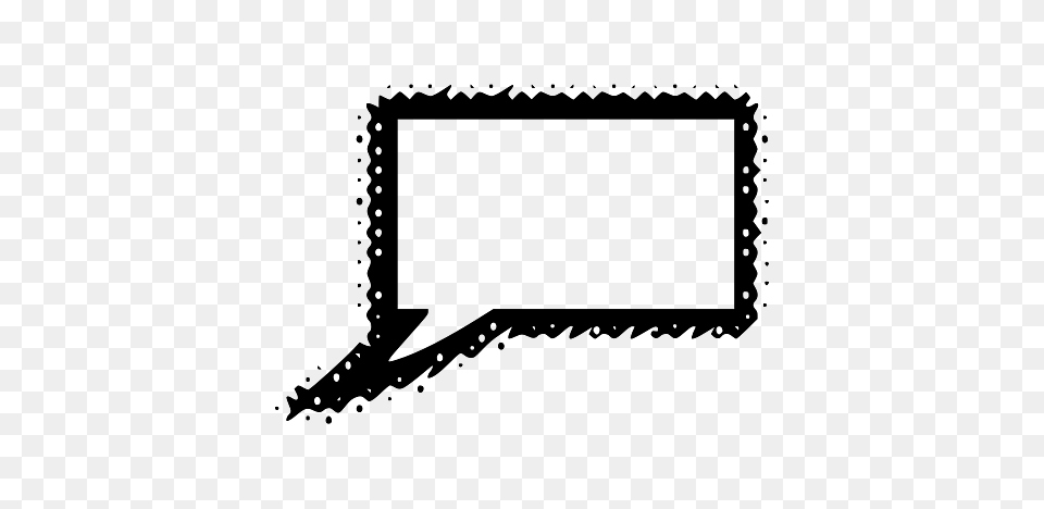 Comic Speech Bubble, Electronics, Screen, Hardware, Computer Hardware Free Transparent Png