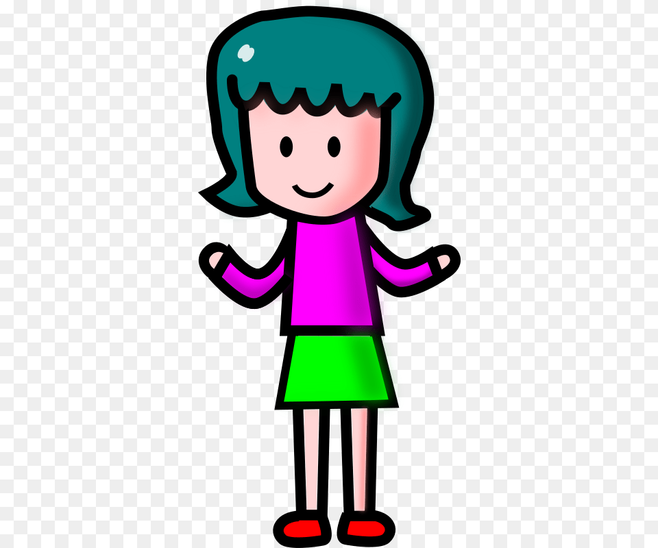 Comic Woman Clipart, Elf, Baby, Person, Face Free Png