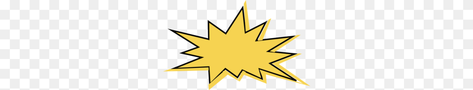 Comic Yellow Star Clip Art, Symbol, Star Symbol, Leaf, Plant Free Transparent Png