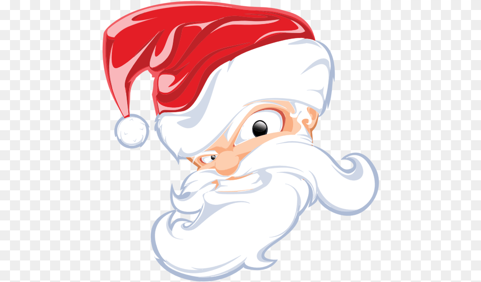 Comical Santa Claus Head Santa Clip Art Head, Baby, Person Free Png