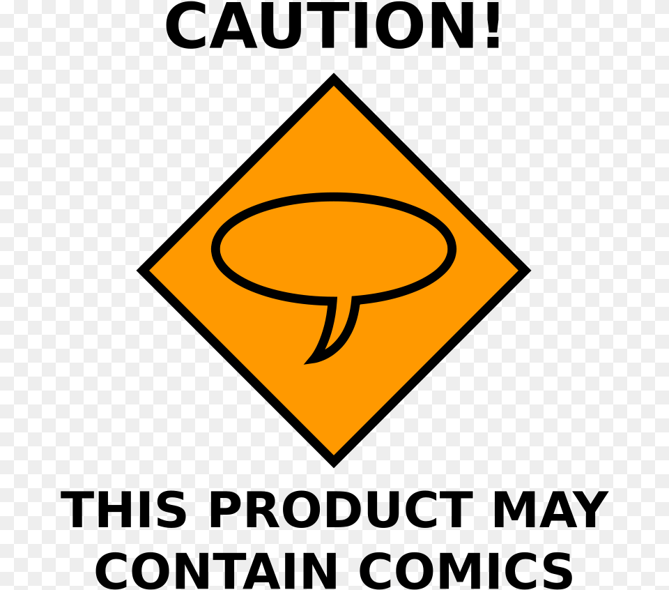 Comics, Sign, Symbol, Road Sign Free Png Download