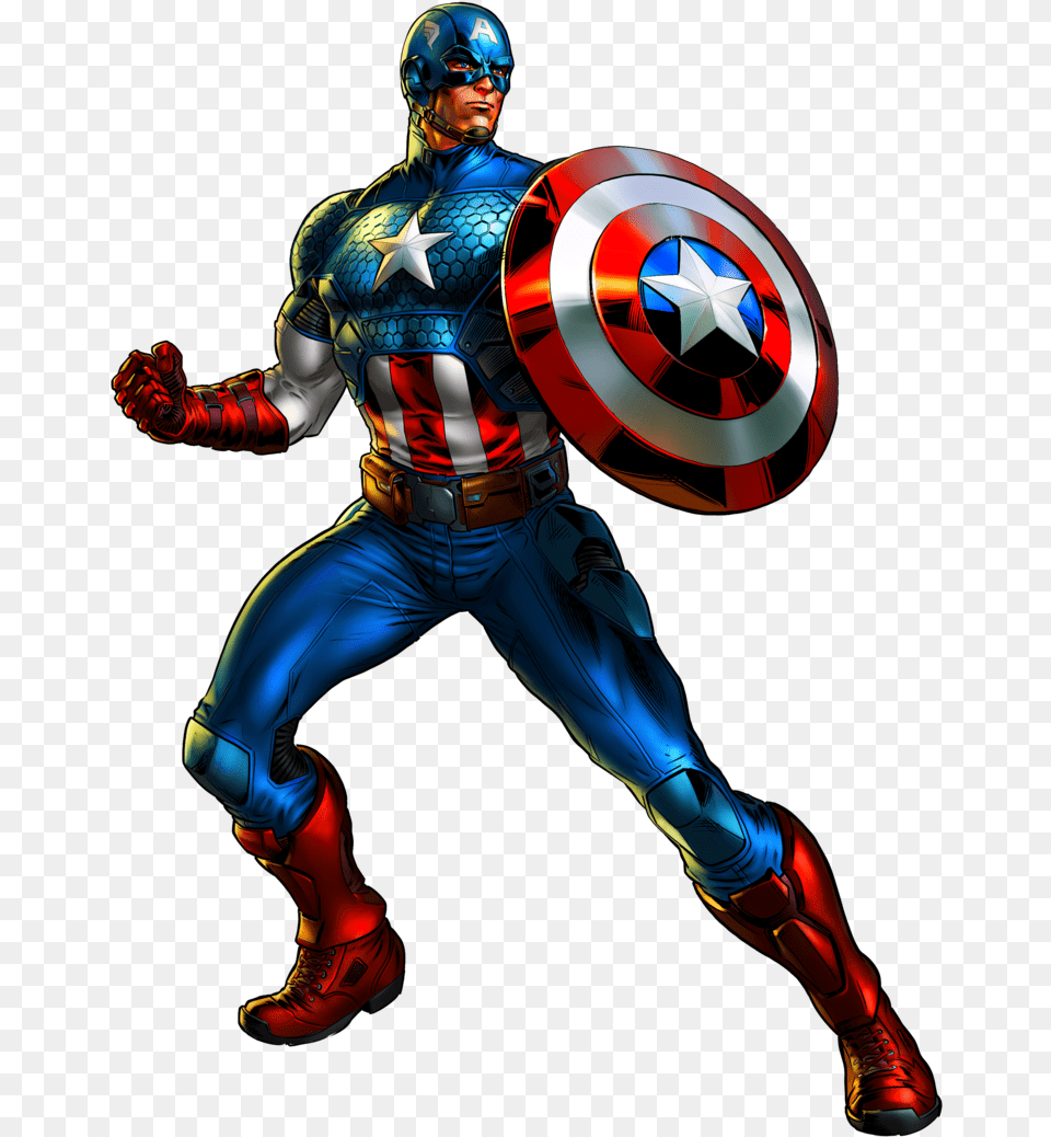 Comics Clipart Captin Sayitwithcomics Marvel Avengers Captain America Mini Figure, Adult, Helmet, Male, Man Png