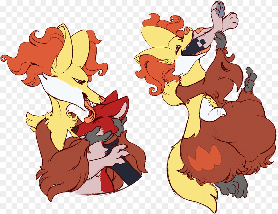 Comics Affinity Dot Delphox Vore, Adult, Female, Person, Woman Free Png Download