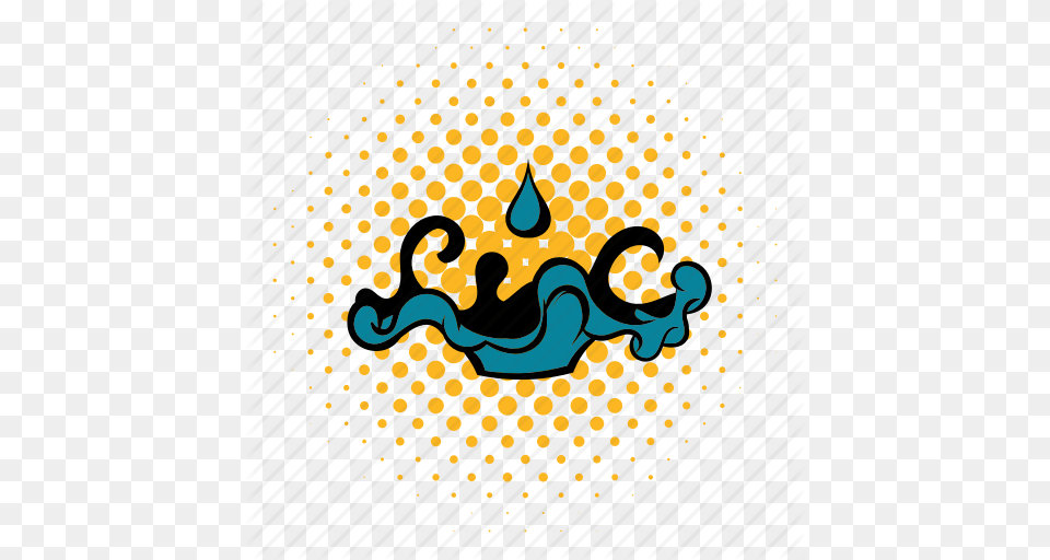 Comics Energy Fuel Liquid Oil Spill Splash Icon, Pattern Png Image