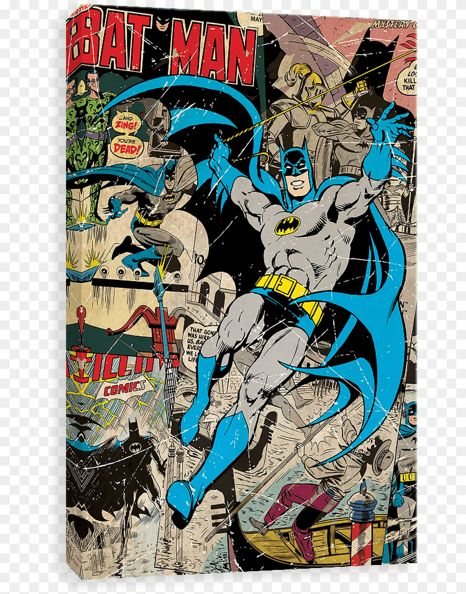 Comics Hero Batman Comic Book, Person, Face, Head, Publication Free Png