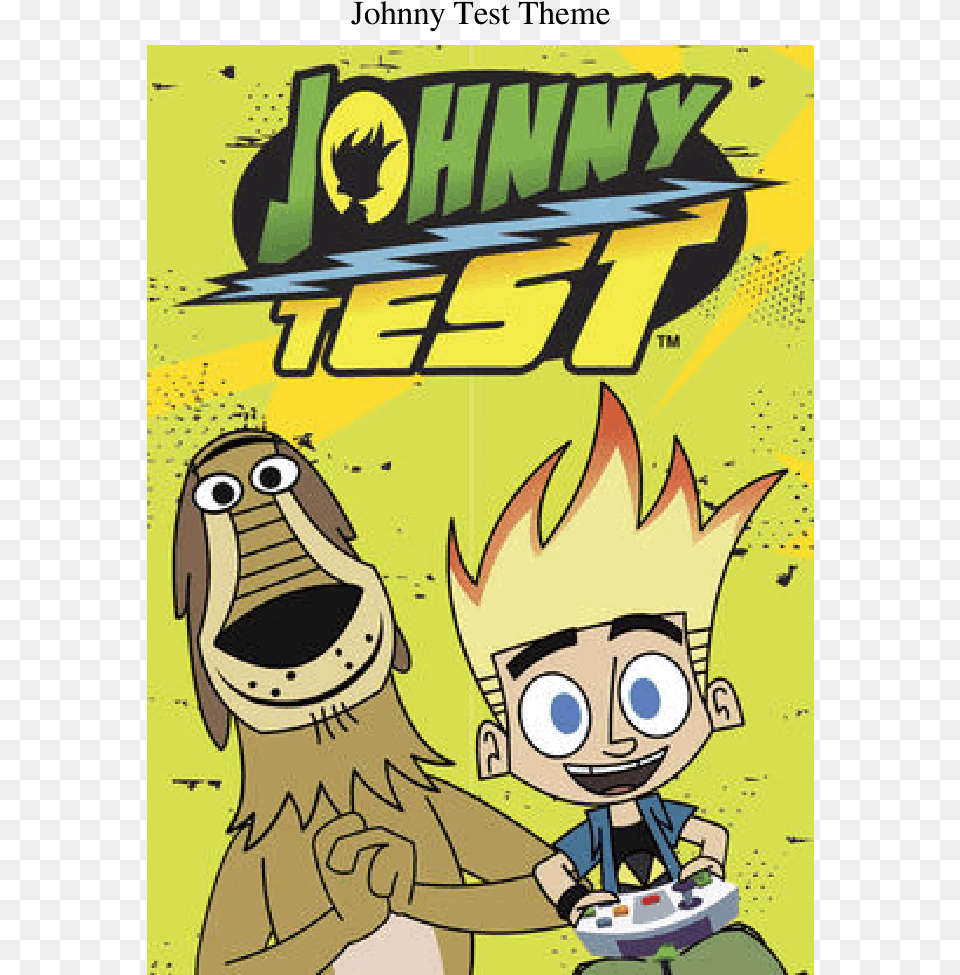 Comics Johnny Test, Book, Publication, Face, Head Png Image
