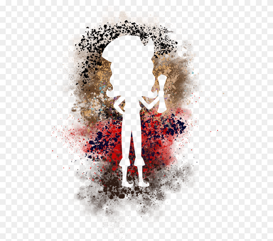 Comics New Zealand Ruby Meades Illustration, Silhouette, Art, Child, Female Free Png Download