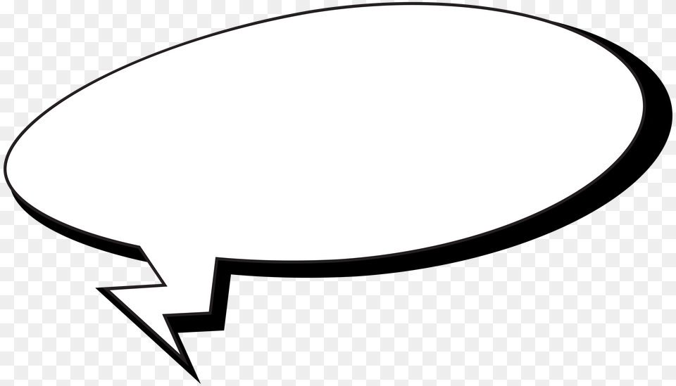 Comics Speech Bubble Clip Art, Aircraft, Transportation, Vehicle, Airship Png Image