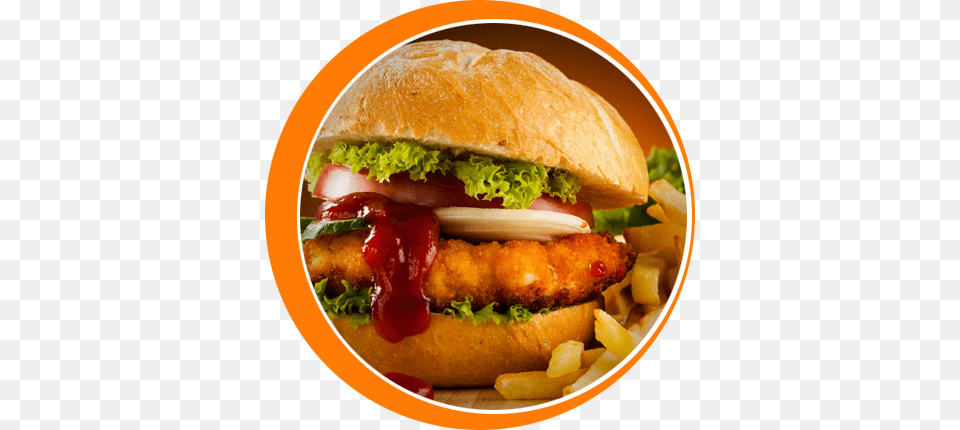 Comida Rapida En Republica Dominicana, Burger, Food, Ketchup Free Png Download