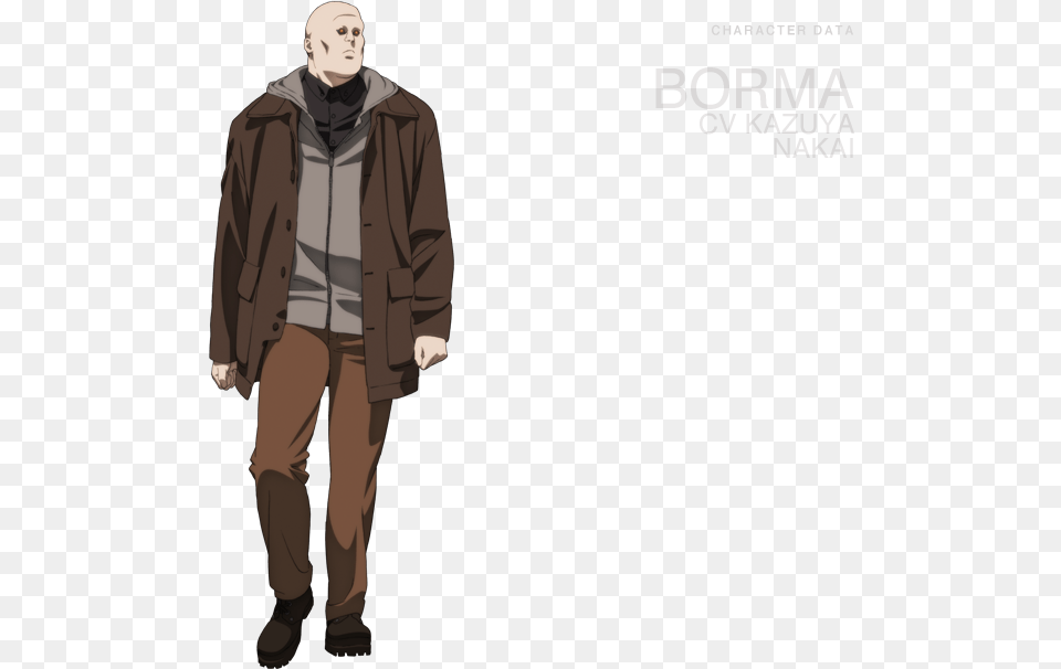 Comimgcharacter Bg 6 Character Data Borma Cv Ghost In The Shell Borma, Sleeve, Long Sleeve, Jacket, Coat Free Png