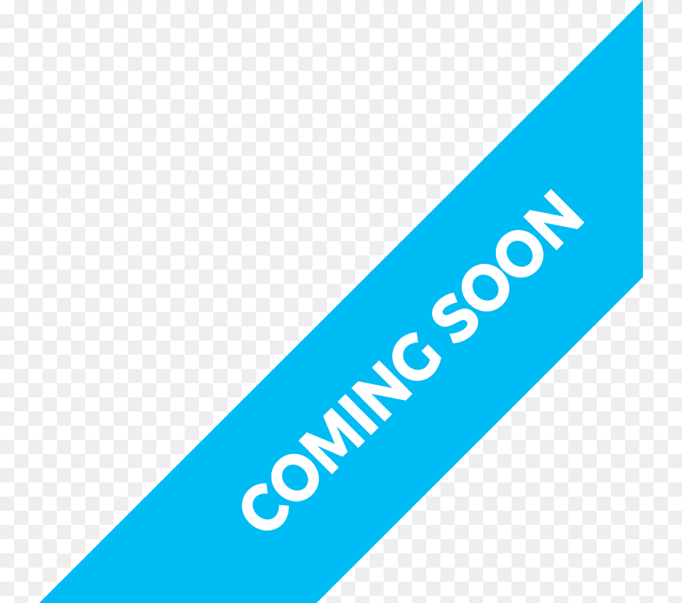 Coming Soon Blue, Sash Png Image