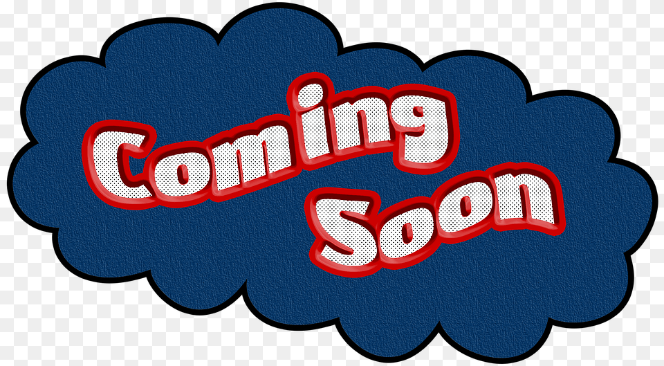 Coming Soon Cloud Burst Business Sell Sale Coming Soon Cloud, Sticker, Logo Free Png