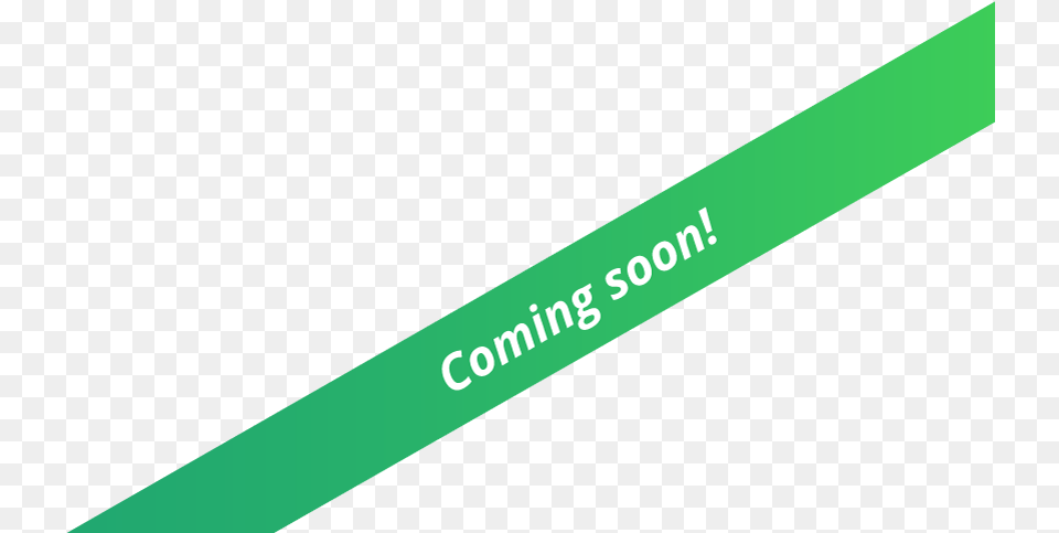 Coming Soon Green Banner Png