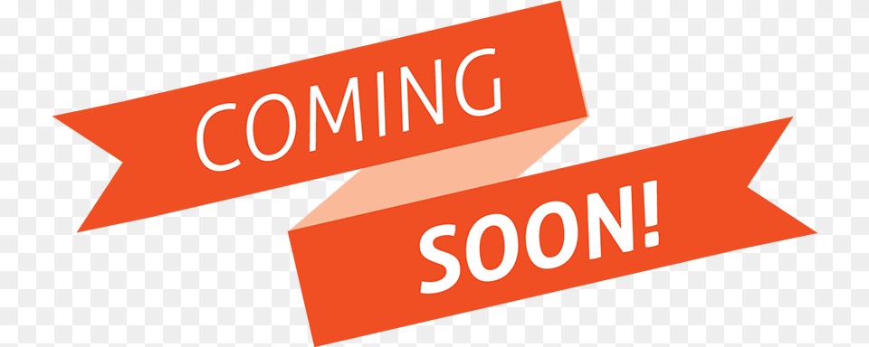 Coming Soon Orange Banner, Sign, Symbol, Text Png Image