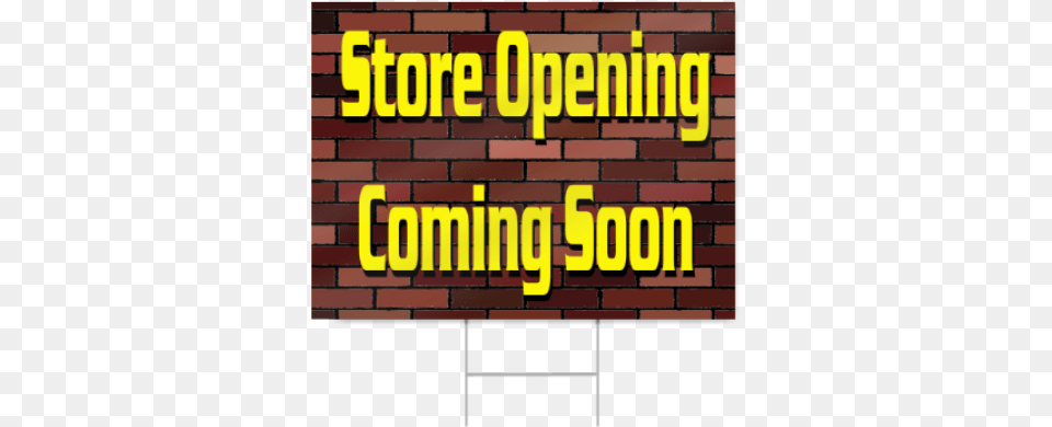 Coming Soon Sign Store Coming Soon Sign, Brick, Architecture, Building, Wall Png