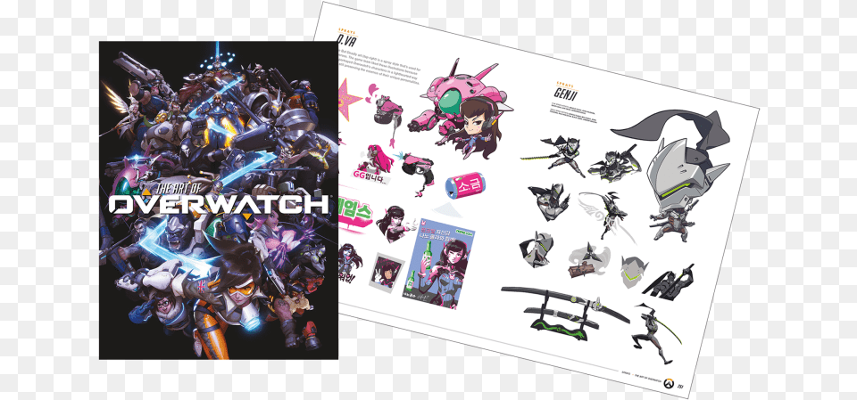 Coming This Fall From Dark Horse The Art Of Overwatch Art Of Overwatch Pages, Publication, Book, Comics, Advertisement Png Image