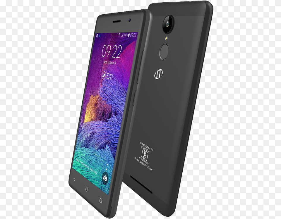 Coming To The Spec Sheet The Smartphone Ships With M Tech Eros Smart, Electronics, Mobile Phone, Phone, Electrical Device Png Image