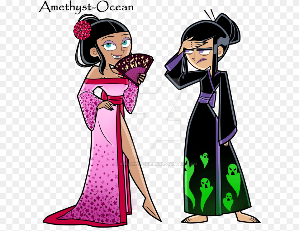 Comission For Javidluffy By Amethyst Ocean Dad65z4 Sam Manson Fan Art, Gown, Formal Wear, Fashion, Publication Png