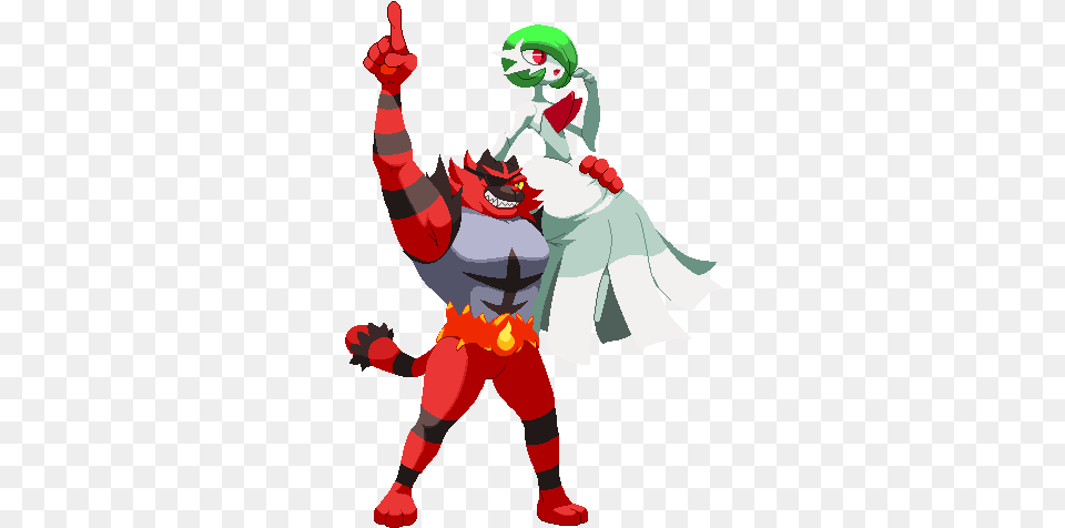 Comission Incineroar And Mega Gardevoir By Countgate Gardevoir X Incineroar, Clothing, Costume, Person, Baby Png