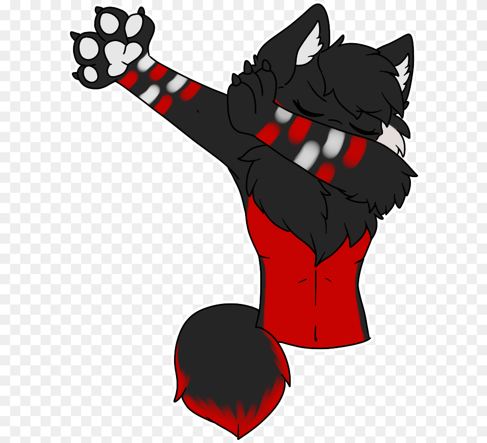 Comissionstickers Dabbing Inumi Furry Dab Telegram Sticker, Guitar, Musical Instrument, Animal, Kangaroo Free Transparent Png