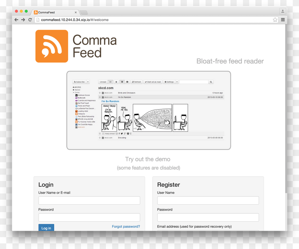 Commafeed, File, Webpage, Page, Text Free Png Download