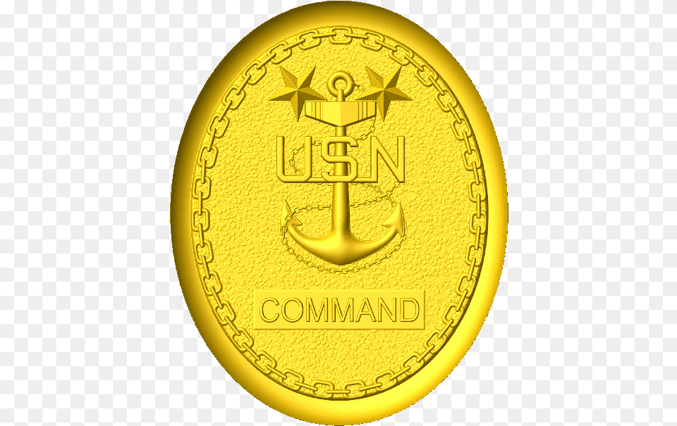 Command Master Chief Badge Ad Maiorem Dei Gloriam, Gold, Mailbox Png Image