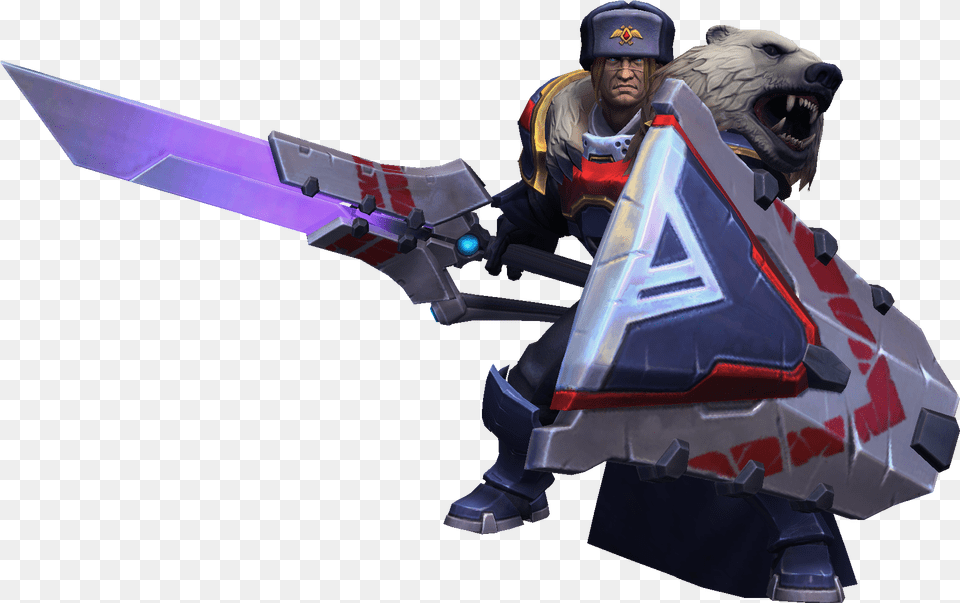 Commandant Varian Shield Skin 2 Heroes Of The Storm Commandant Varian, Adult, Male, Man, Person Free Transparent Png