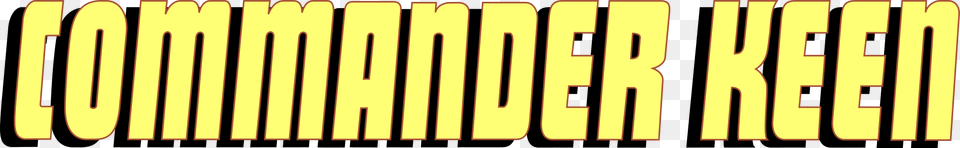 Commander Keen Logo, Text Free Png Download