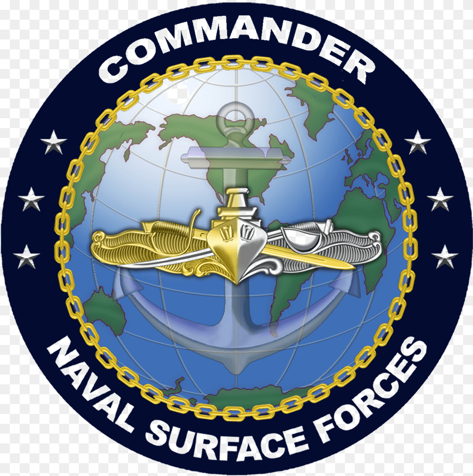 Commander Naval Surface Forces, Emblem, Logo, Symbol, Badge Png