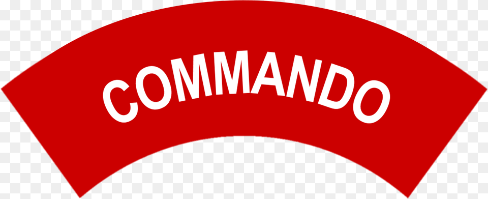 Commando Battledress Flash White On Red Second Pattern Circle, Logo Free Transparent Png