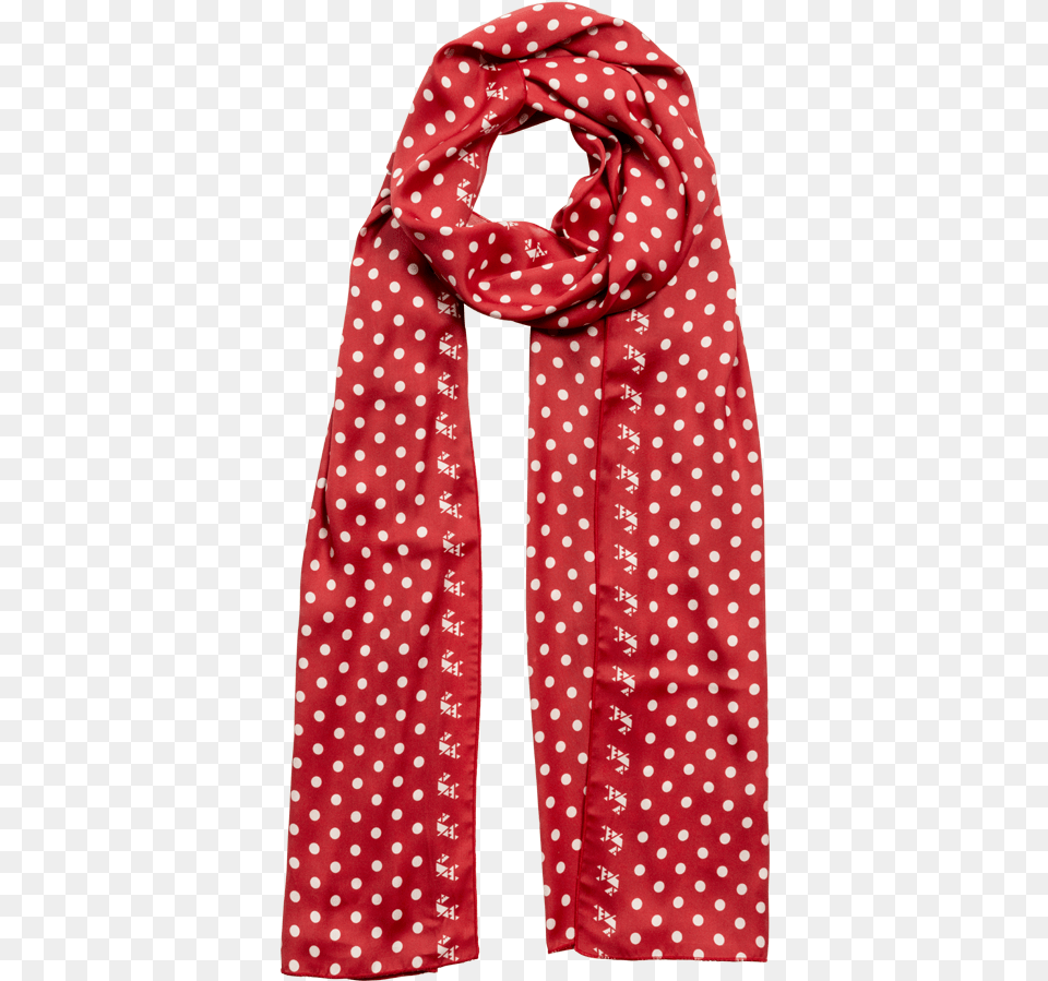 Comme Des Garcons Play Polka Dot Tee, Clothing, Scarf, Pattern, Stole Png