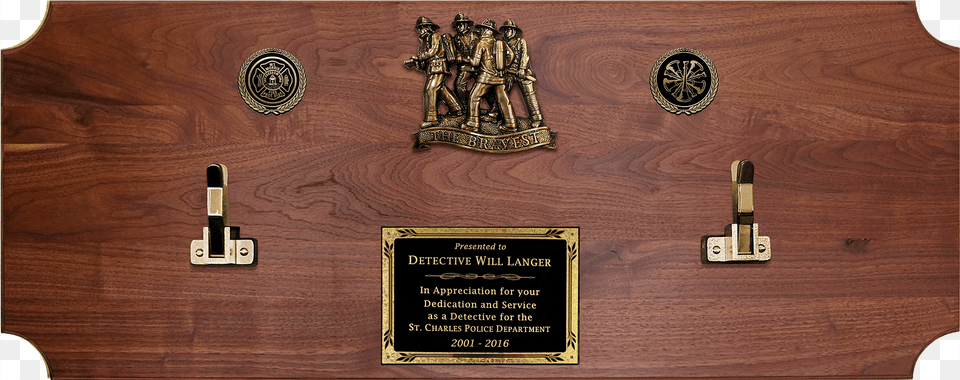 Commemorative Plaque, Wood, Hardwood, Person, Blade Free Png Download