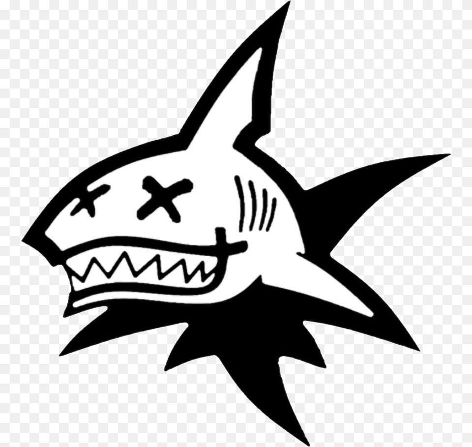 Comments Great White Shark, Stencil, Animal, Fish, Sea Life Free Png Download