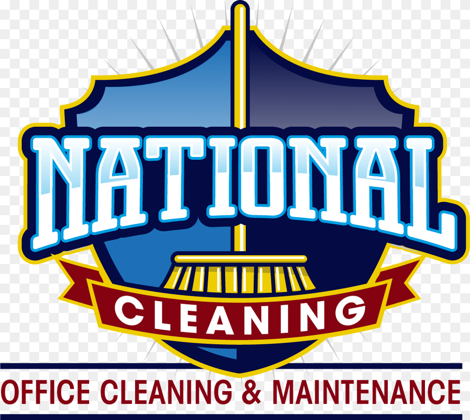 Commercial Cleaning Logo Design Company Cleaning, Circus, Leisure Activities, Bulldozer, Machine Png Image