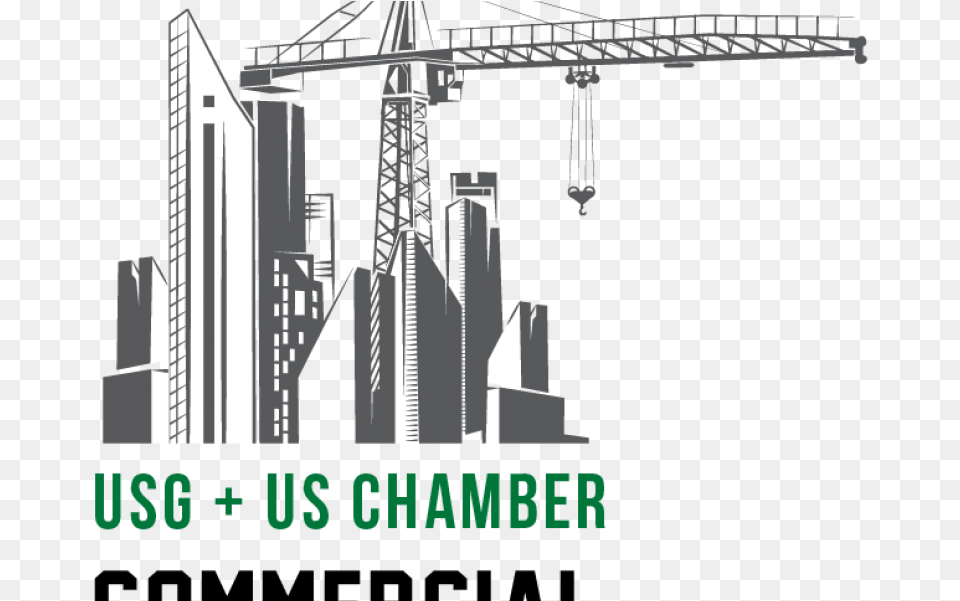 Commercial Construction Index Logo Construction, City, Construction Crane, Urban Free Transparent Png