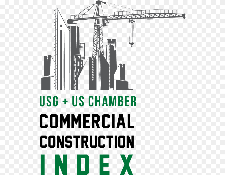Commercial Construction Index Logo Crane, City, Construction Crane, Urban Png