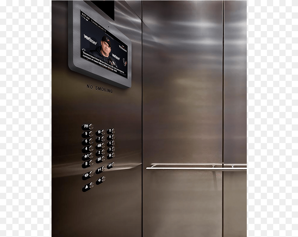 Commercial Grade Elevator Digital Display Aluminium, Indoors, Person, Man, Male Png