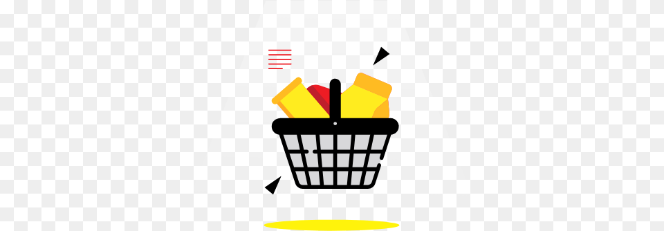 Commercial Household Supply, Basket, Shopping Basket, Dynamite, Weapon Free Png Download