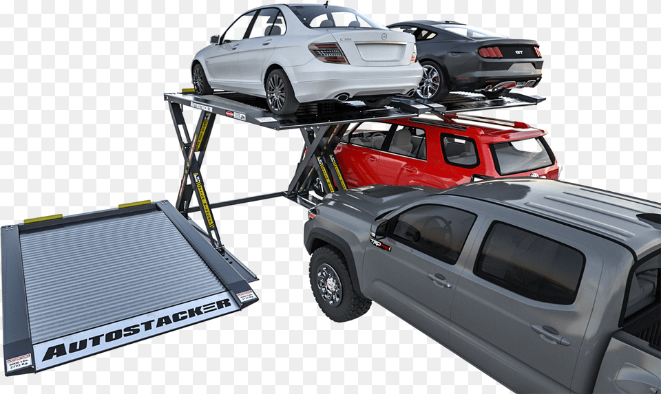 Commercial Parking Lift Systems Car Over Car Parking, Machine, Transportation, Vehicle, Wheel Png