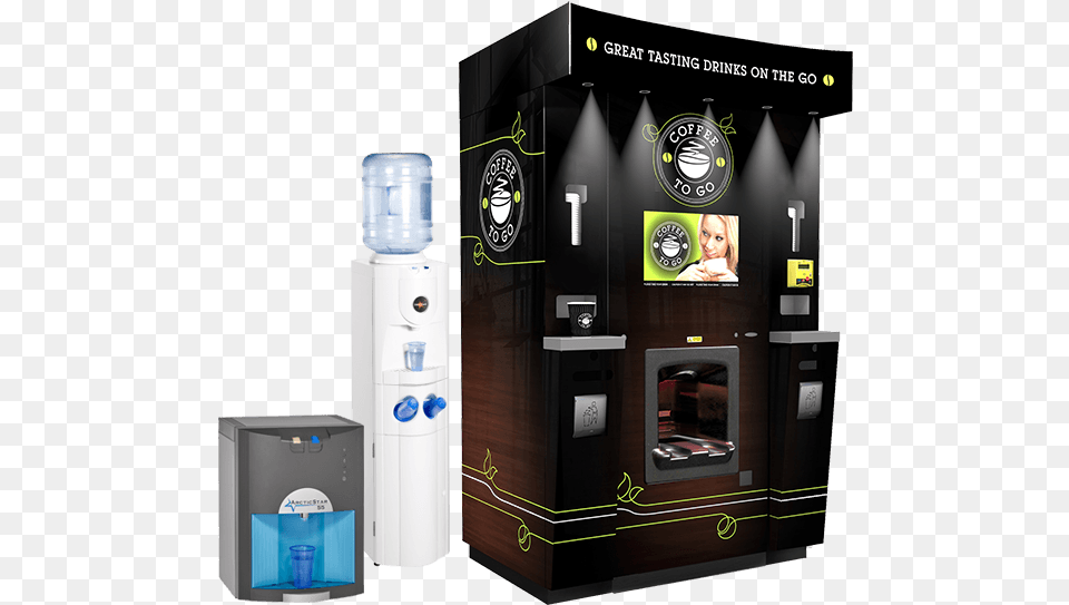 Commercial Vending Services Vending Coffee Machine To Go, Appliance, Cooler, Device, Electrical Device Png