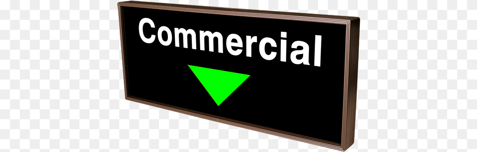Commercial W Green Closed Atm, Triangle, Scoreboard, Sign, Symbol Free Png