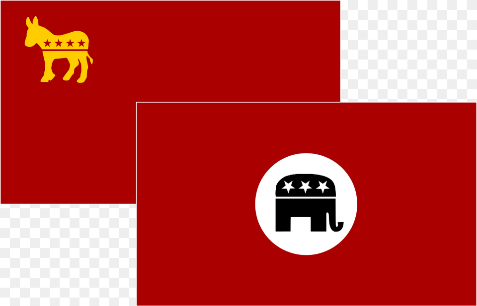 Commie Democrats Vs Nazi Republicans, Logo, Maroon, Animal, Antelope Png