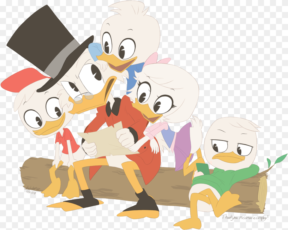 Commission For Missmariecosplay Ducktales Fanart, Baby, Book, Comics, Person Png Image