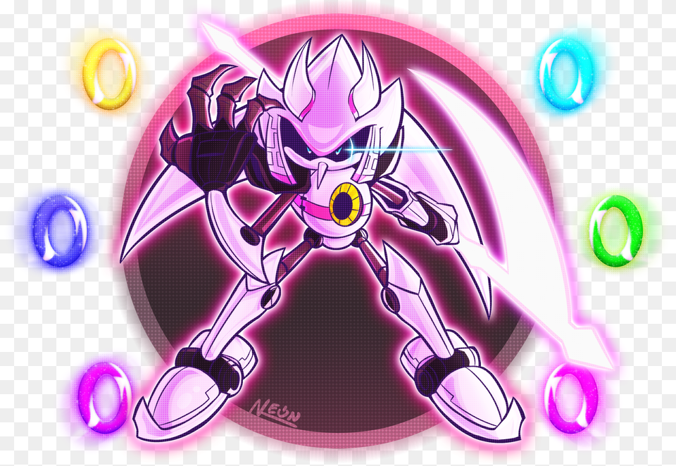 Commission Metal Sonic Ros Sonic Es Metal Sonic, Art, Graphics, Purple, Book Png