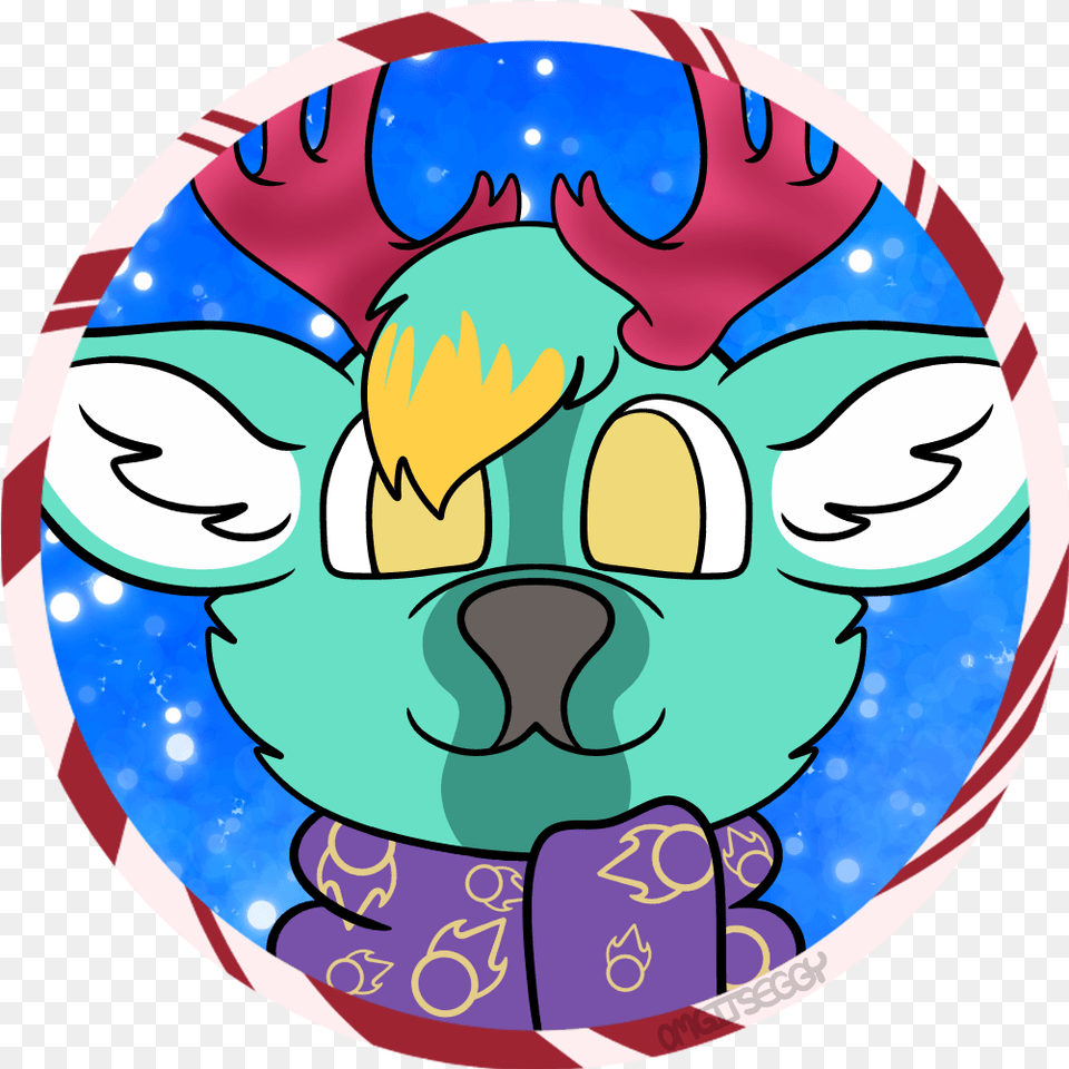 Commission Shasta Christmas Icon By Omgitseggy Fur, Art, Baby, Person, Face Free Png Download