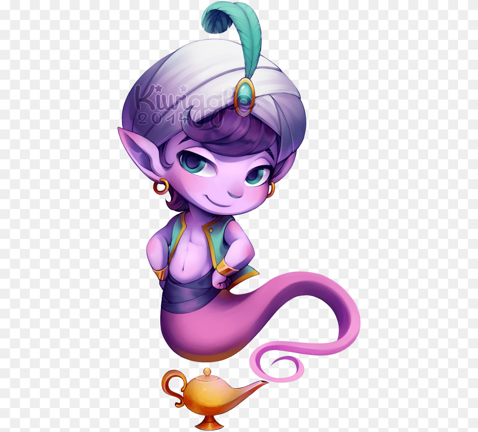 Commissioned Kiwibon Chibi Genie, Purple, Baby, Person, Book Free Png