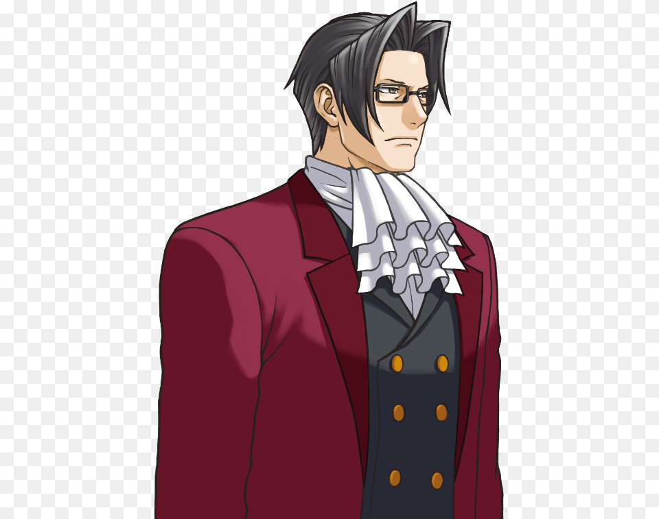 Commits Horny Jail Commitsj Twitter Miles Edgeworth Shaking Head, Publication, Book, Comics, Woman Free Png Download
