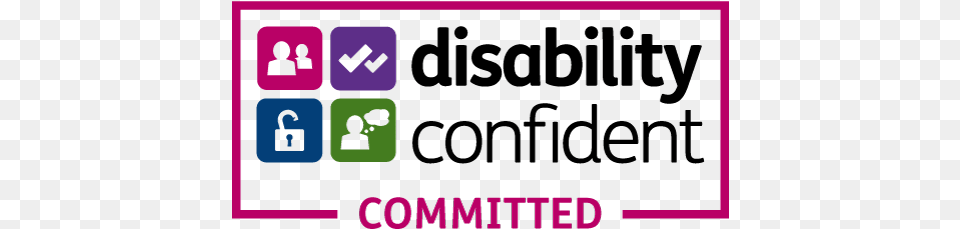 Committed Small Disability Confident Leader Logo, Person Png Image